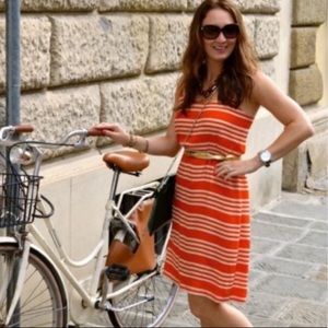 J. Crew Spaghetti Straps Dress. Underlined. Elastic Waist. Like New